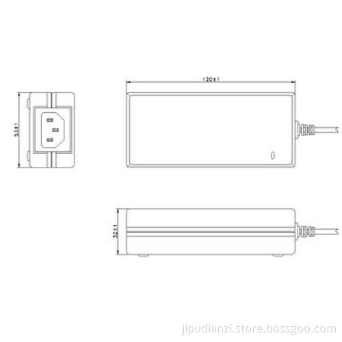 12V 3.5A Switching power supply, lightweight and compact design